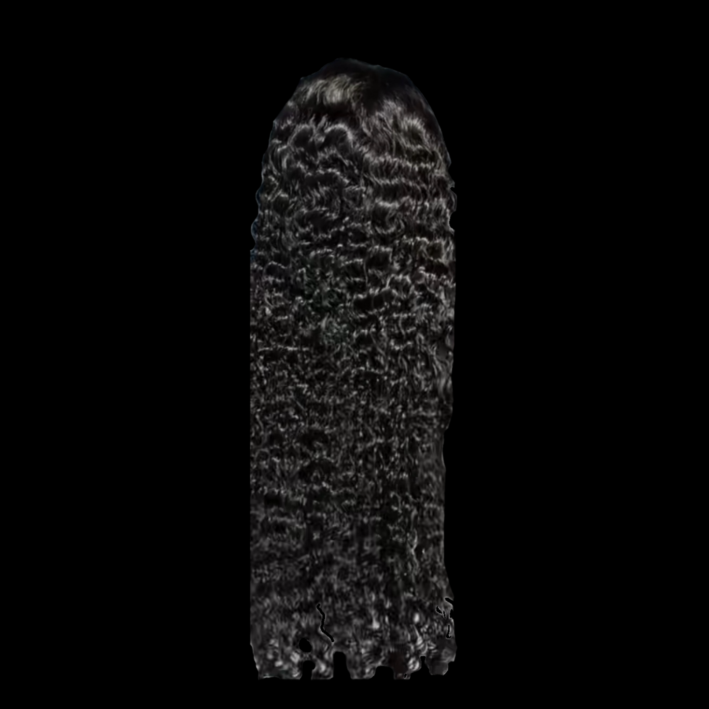 Transparent Burmese Curly Wig (ON HAND)